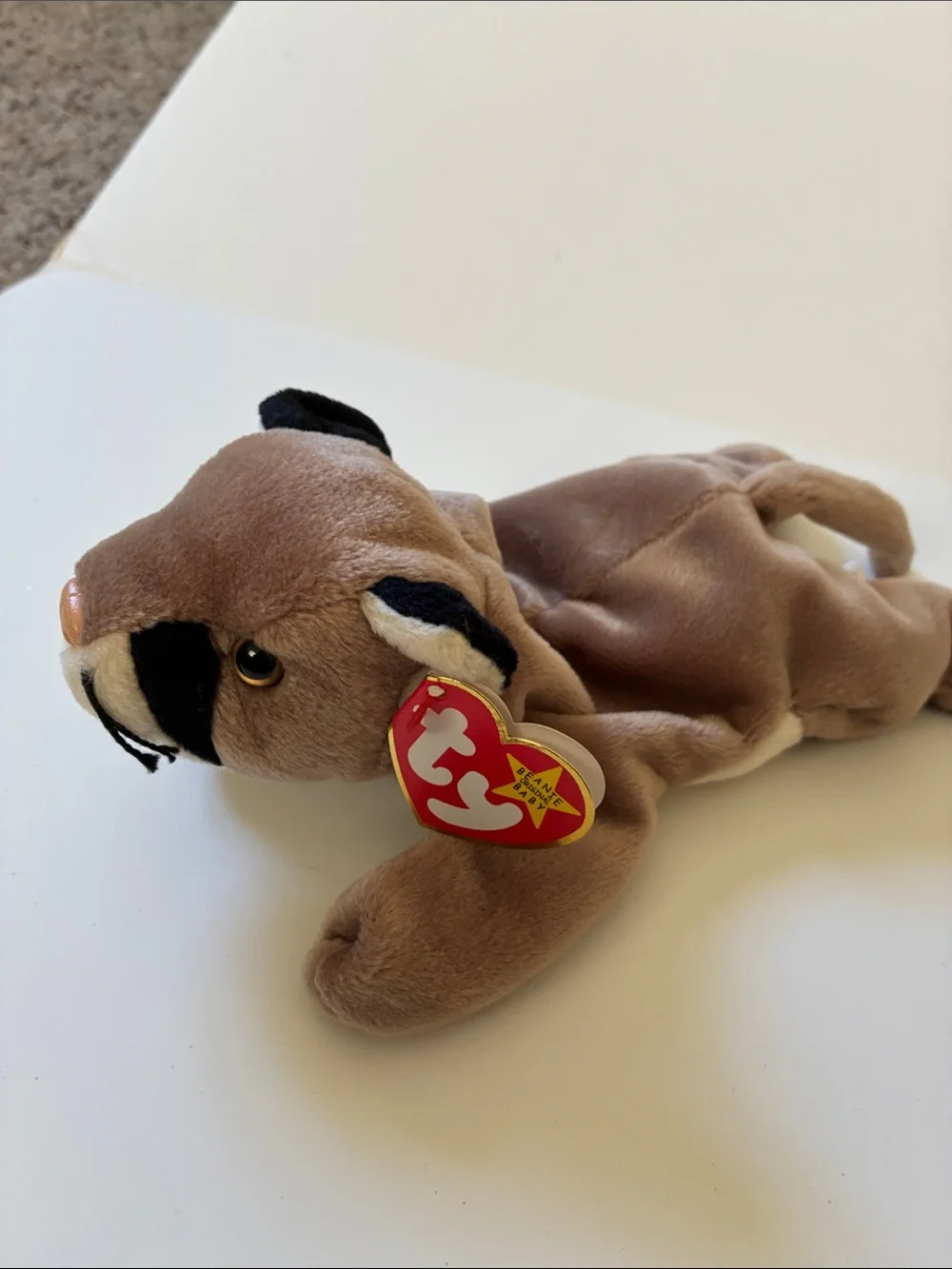 Ty Plush Cougar in Brown with Black and Cream Accents 1998